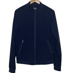 Rhone Jacket Navy Blue Bomber Lightweight Performance Full Zip 101440 Men's S